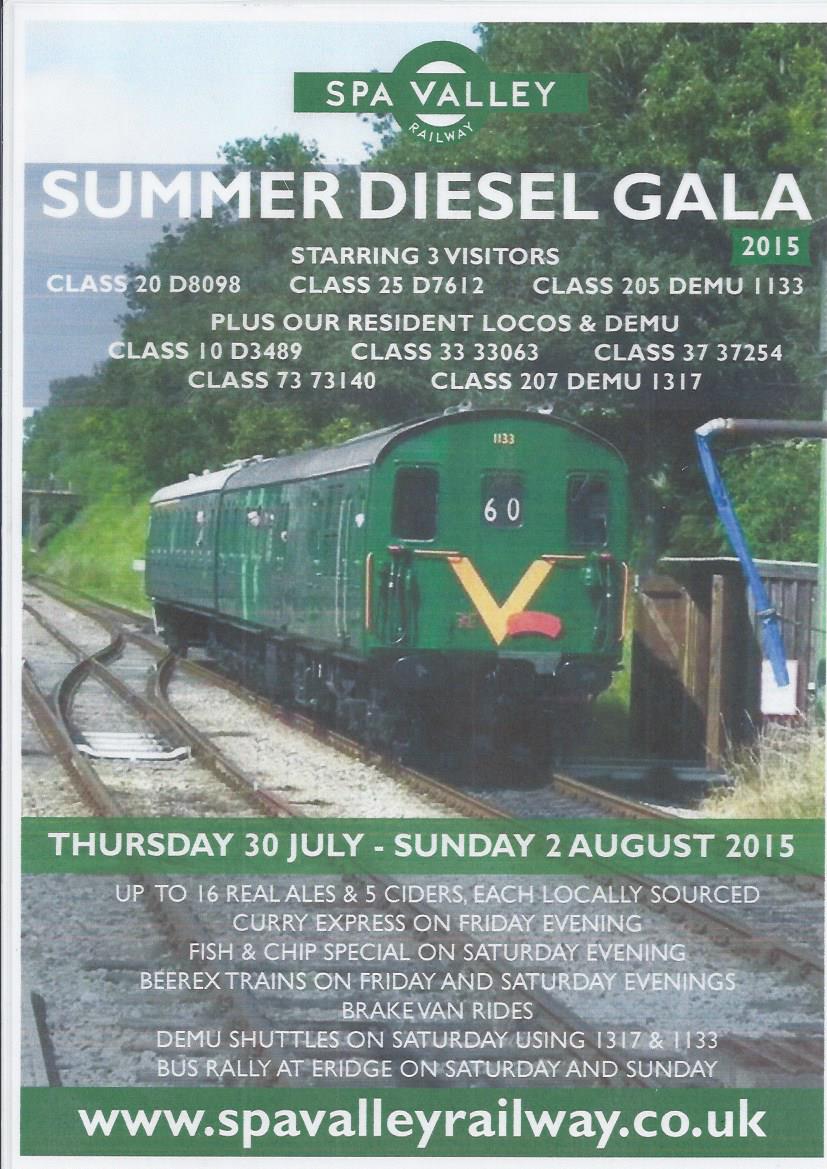 Spa Valley Railway – Gala weekend