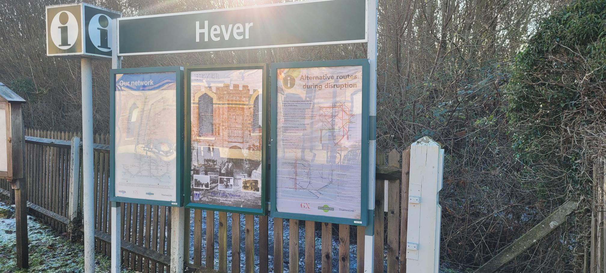 Eden Valley Museum artwork on display at Hever station