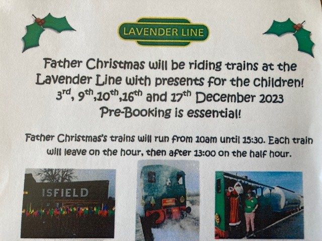 Lavender Line Christmas train