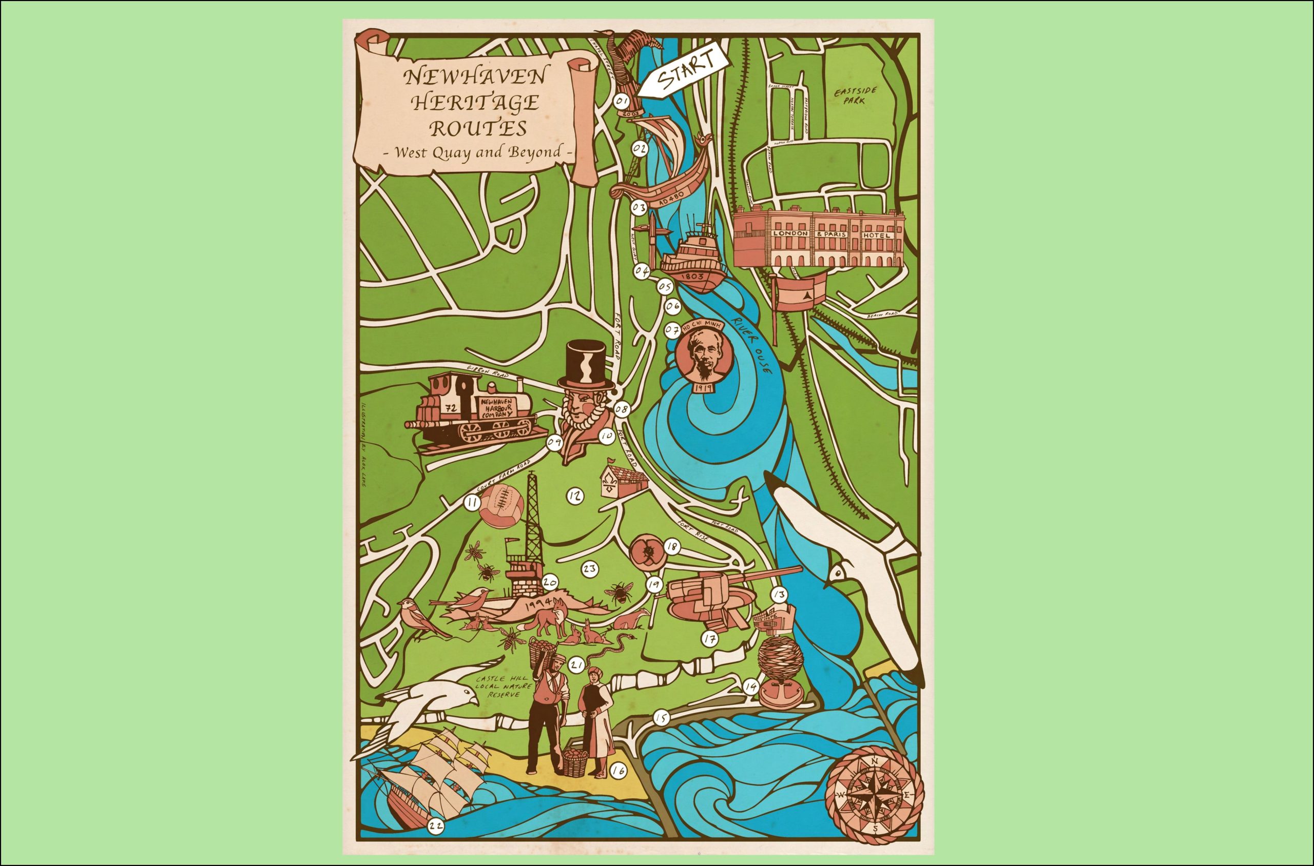 Newhaven heritage walking routes published