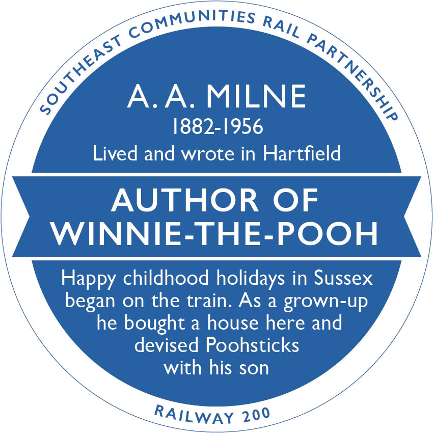 Railway 200 Blue Plaque: A. A. Milne