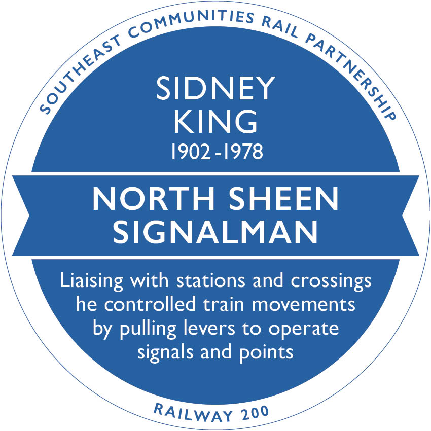 Railway 200 Blue Plaque: Sidney King