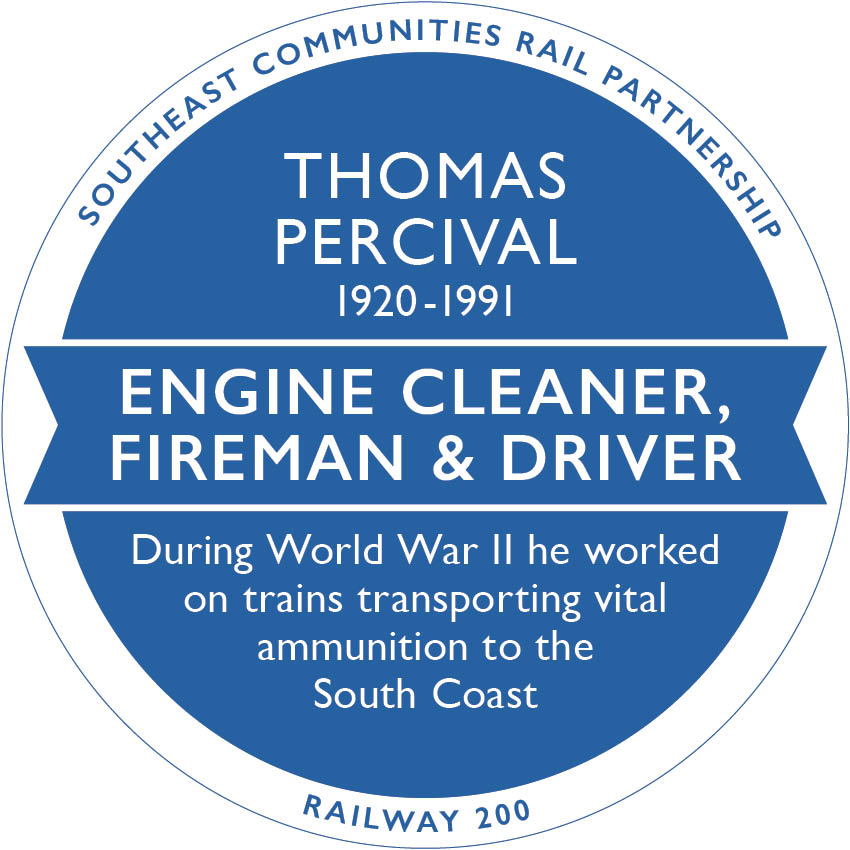 Railway 200 Blue Plaque: Thomas Percival