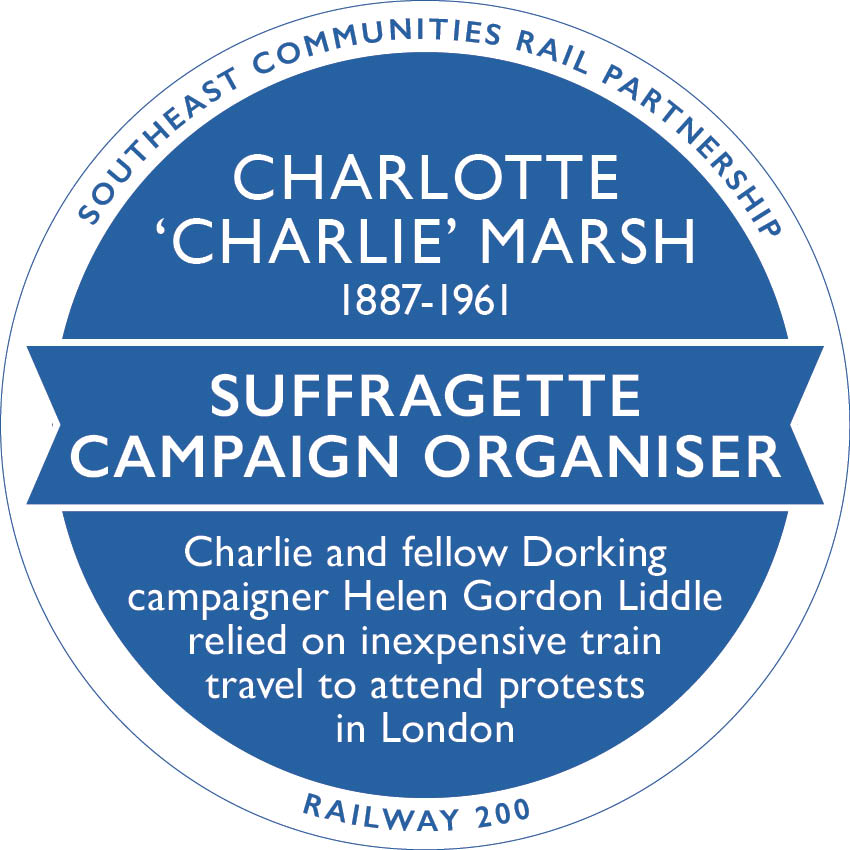 Railway 200 Blue Plaque: Charlotte ‘Charlie’ ...