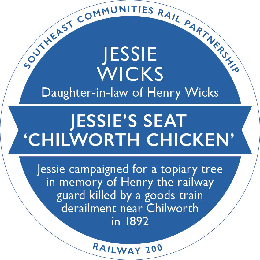 Railway 200 Blue Plaque: Jessie Wicks