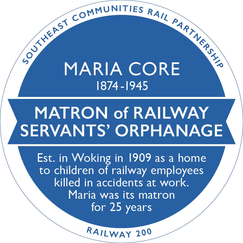Railway 200 Blue Plaque: Maria Core
