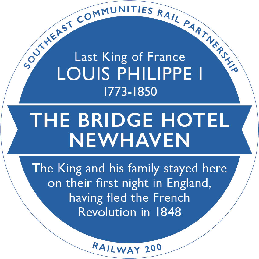 Railway 200 Blue Plaque: King Louis Philippe