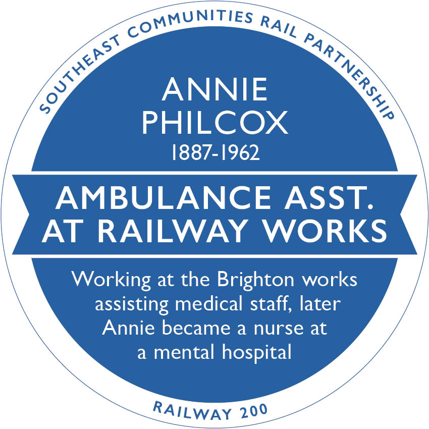 Railway 200 Blue Plaque: Annie Philcox