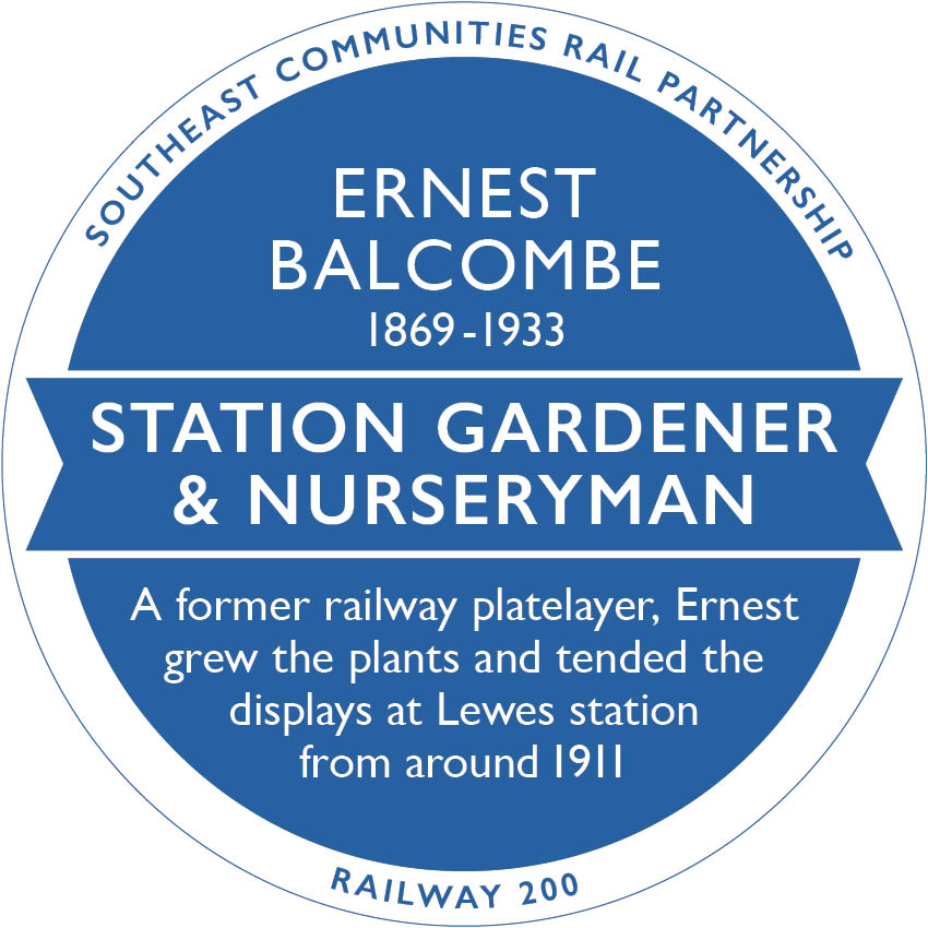 Railway 200 Blue Plaque: Ernest Balcombe