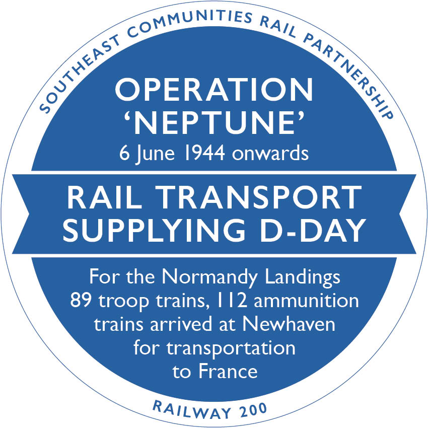 Railway 200 Blue Plaque: D-Day Operation Neptune