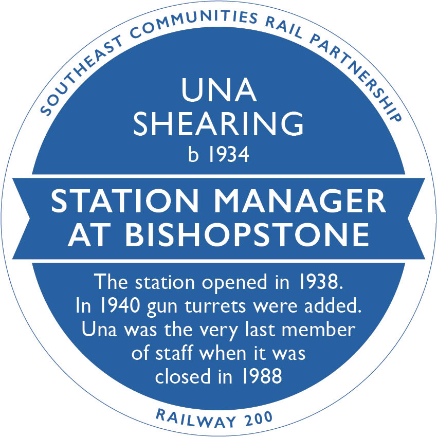 Railway 200 Blue Plaque: Una Shearing