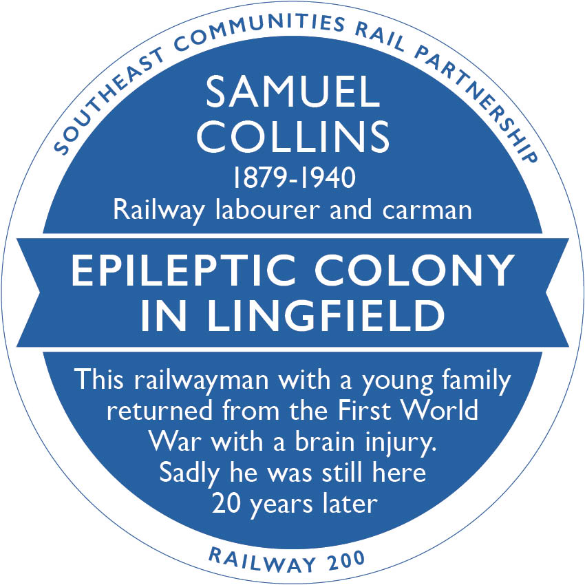 Railway 200 Blue Plaque: Samuel Collins