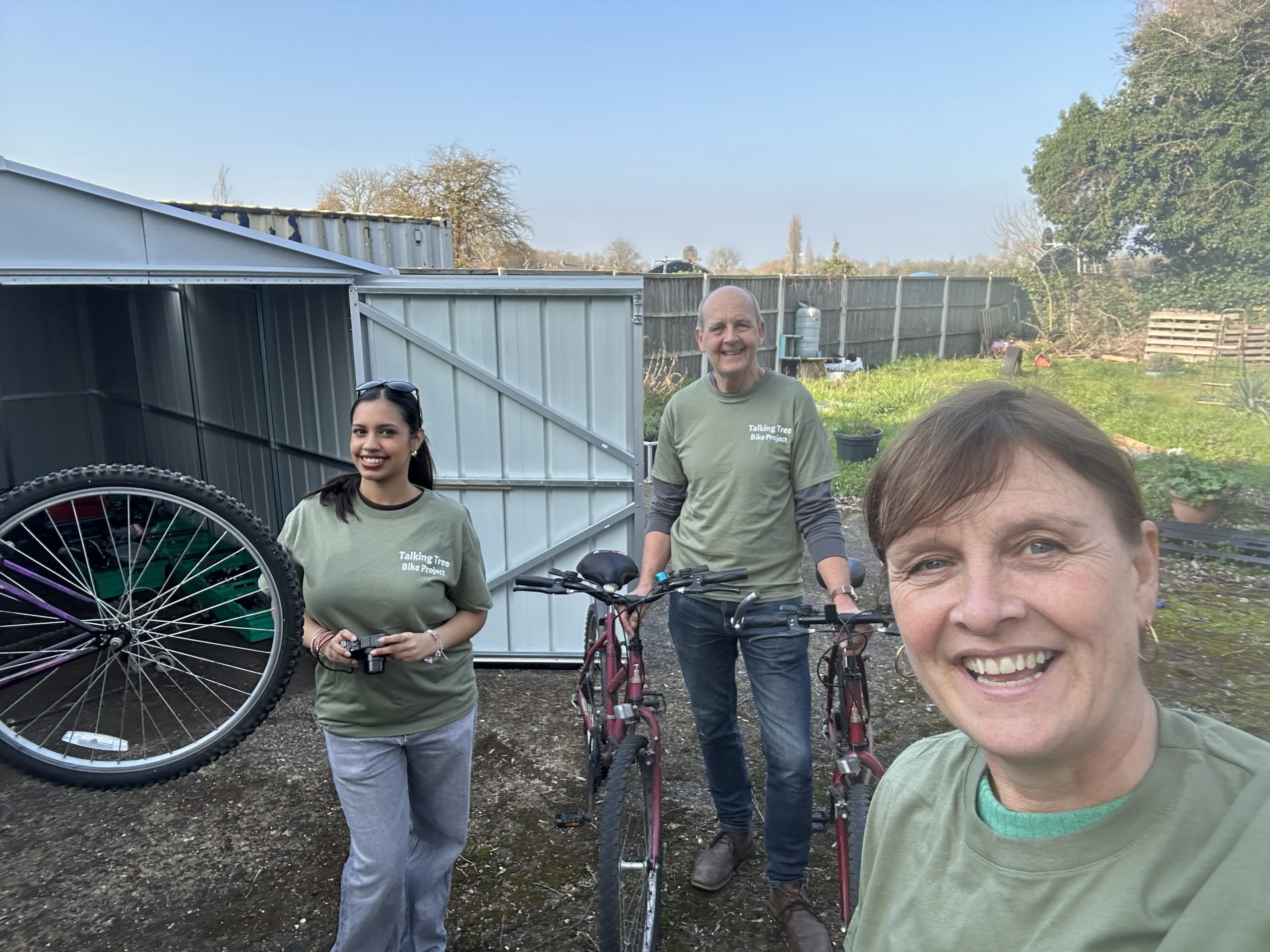 Bikes saved from landfill at Staines